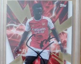 ブカヨ・サカ 直筆サイン入りカード 新品同様。 - Etsy 日本