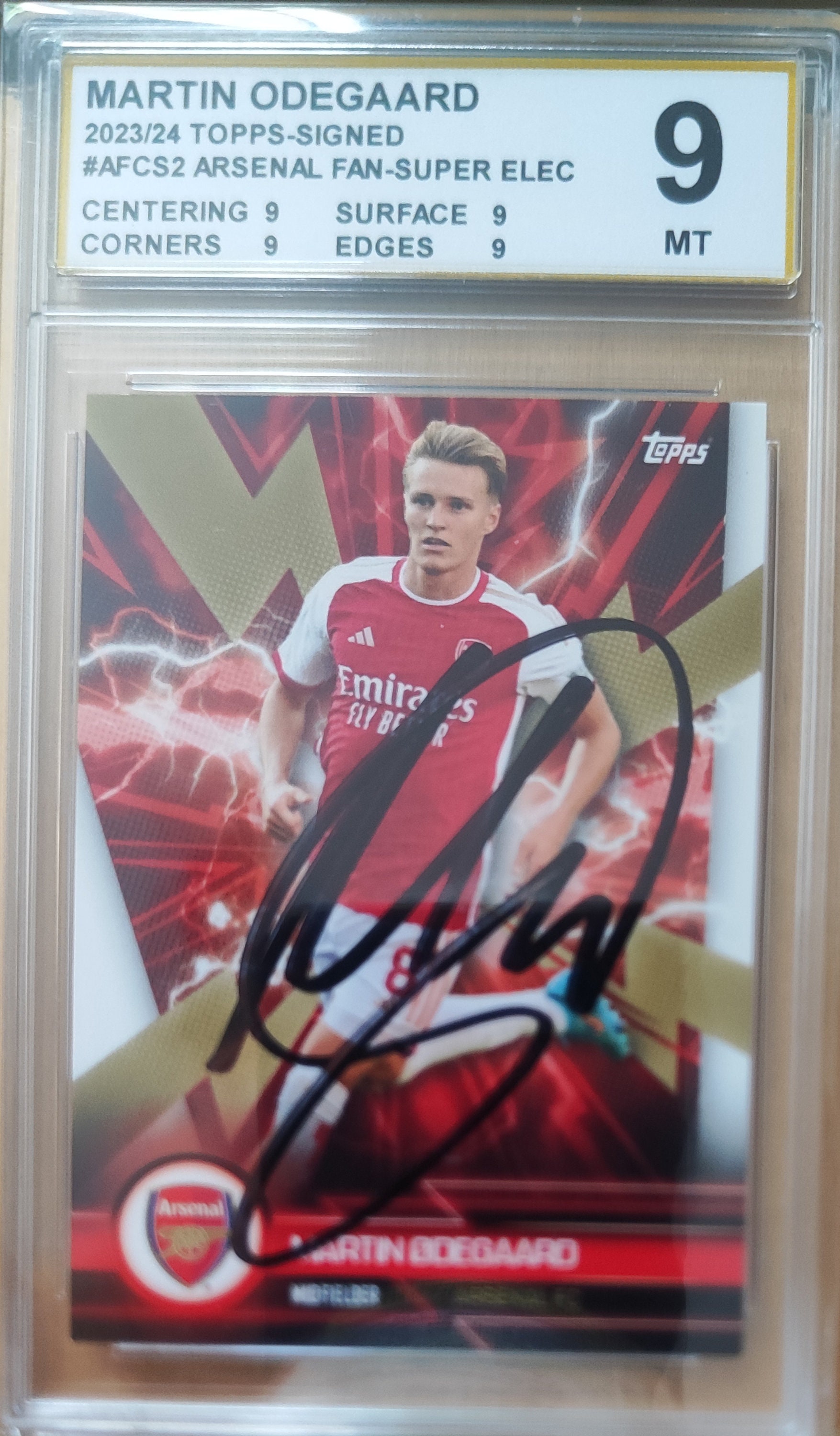 マルティン・ウーデゴール直筆サイン入りサッカーカード - Etsy 日本