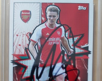 マルティン・ウーデゴール直筆サイン入りサッカーカード - Etsy 日本