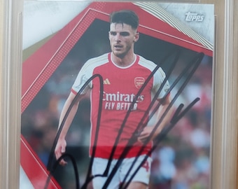 デクラン・ライス直筆サイン入りフットボールカード - Etsy 日本