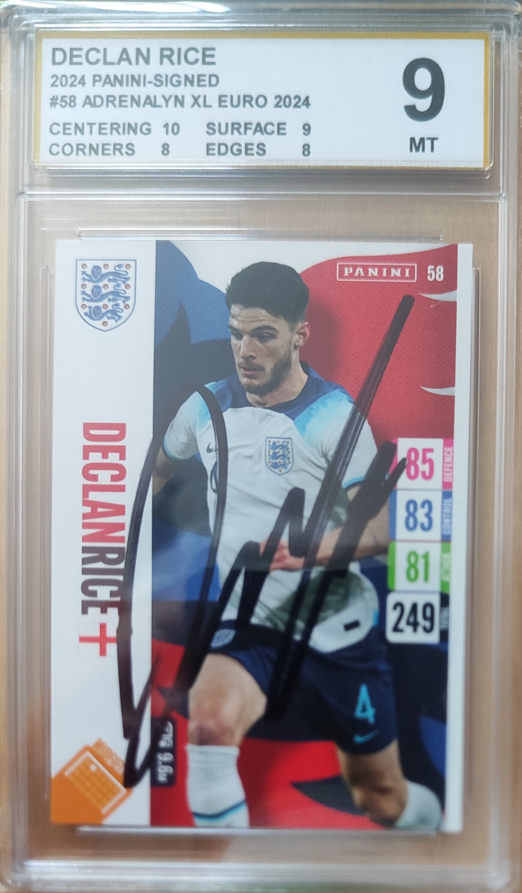 デクラン・ライス直筆サイン入りフットボールカード - Etsy 日本