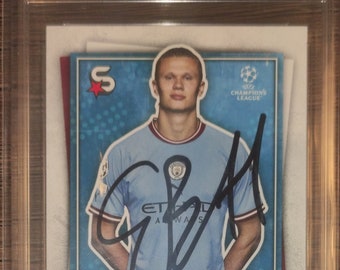 アーリング・ハーランド 直筆サイン入りカード RPC ミント。 - Etsy 日本