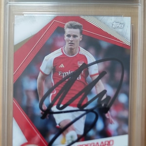 Martin Ødegaard Autogrammkarte