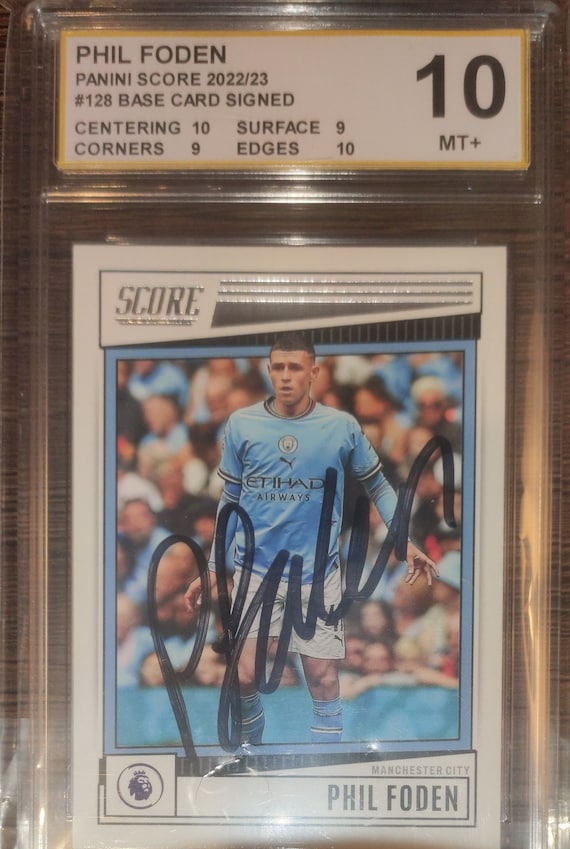 Phil Foden Autograph Hand Signed Card Mint. - Etsy