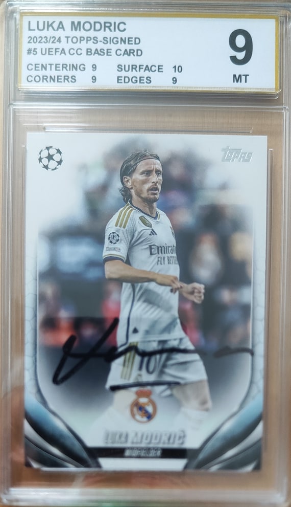 ルカ・モドリッチ 直筆サイン入りサッカーカード - Etsy 日本