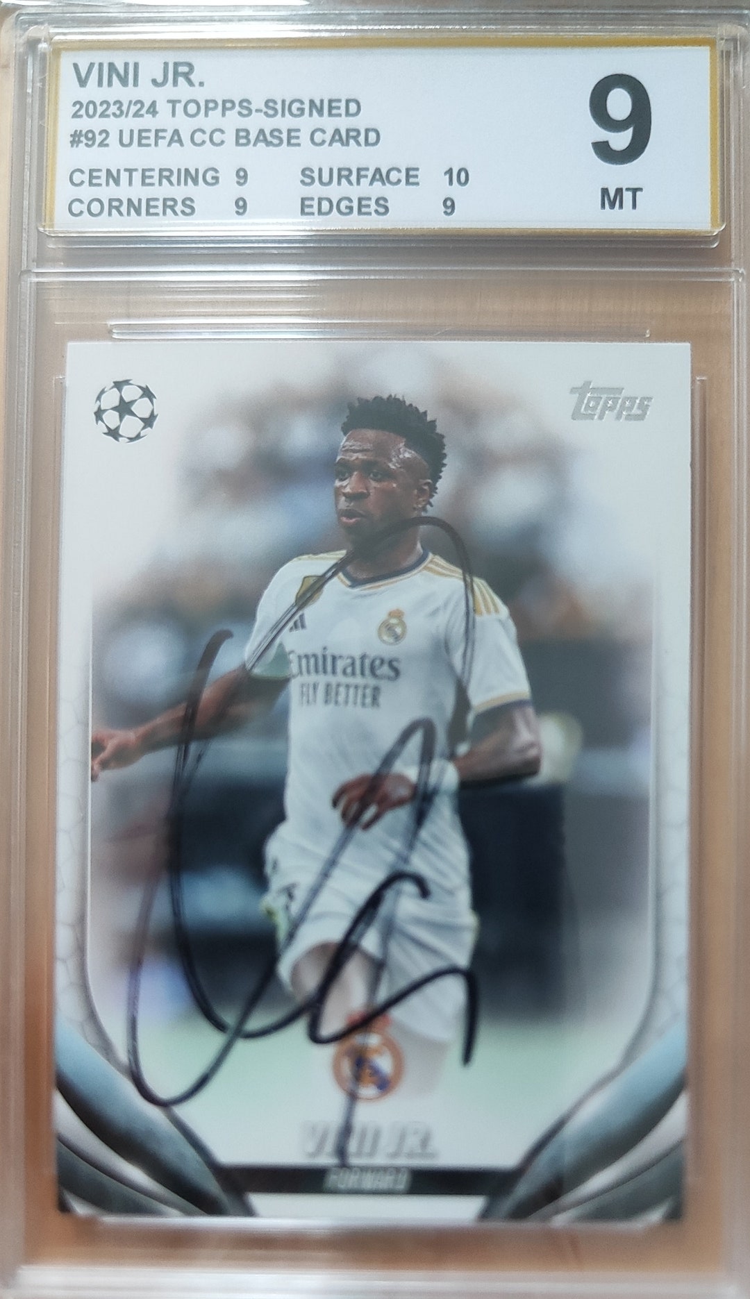 ヴィニシウス・ジュニオール 直筆サイン入りカード 新品同様。 - Etsy 日本