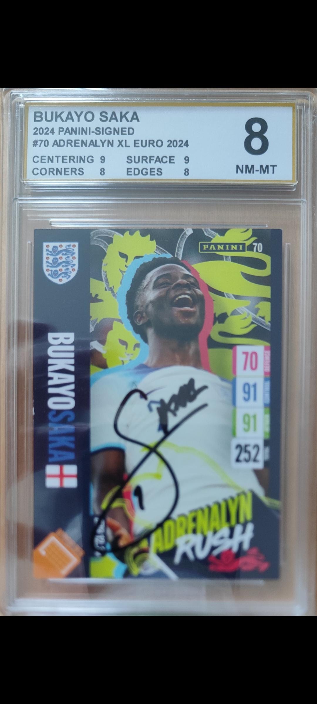 Bukayo Saka Autograph Hand Signed Card Mint. - Etsy