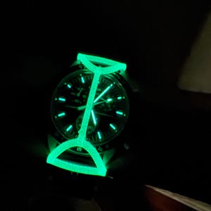 Glowing in pitch black.