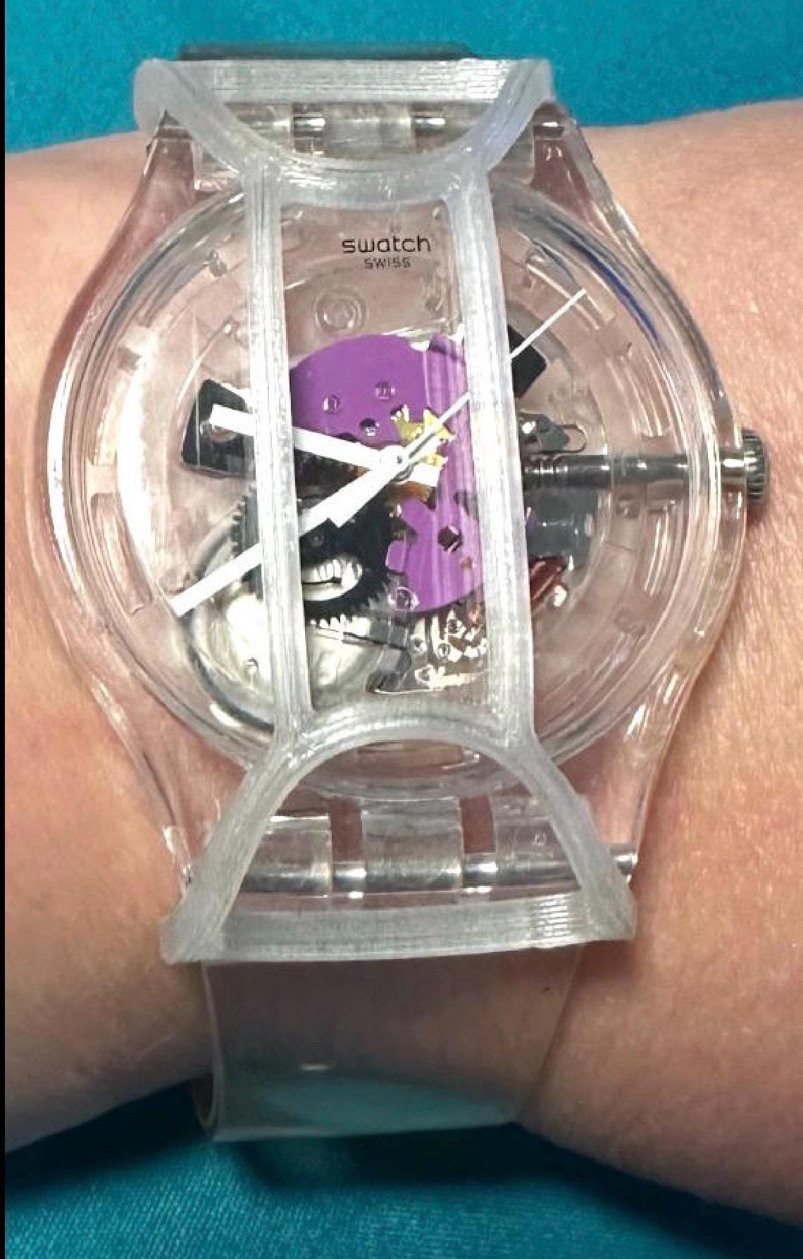 Swatch Watch Guard Too - White - Large Swatch Guard Too Large - Etsy main image 3