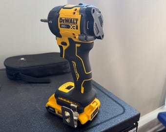 Improved!  3D Printed AirTag Attachment for Drill – Compatible with Dewalt DCF870 & DCF850