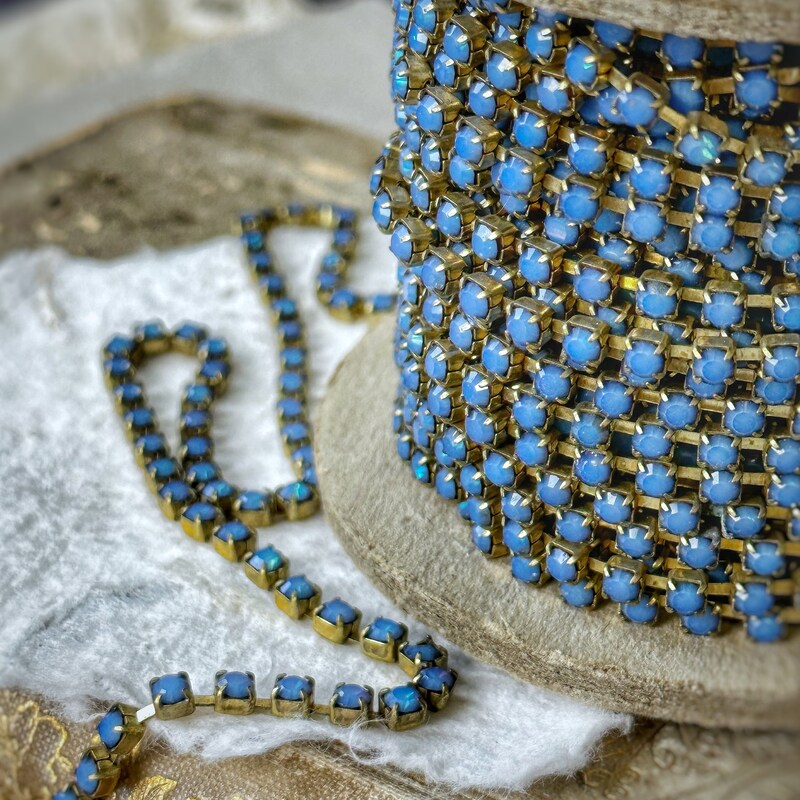 Rhinestone Cup Chain - Etsy