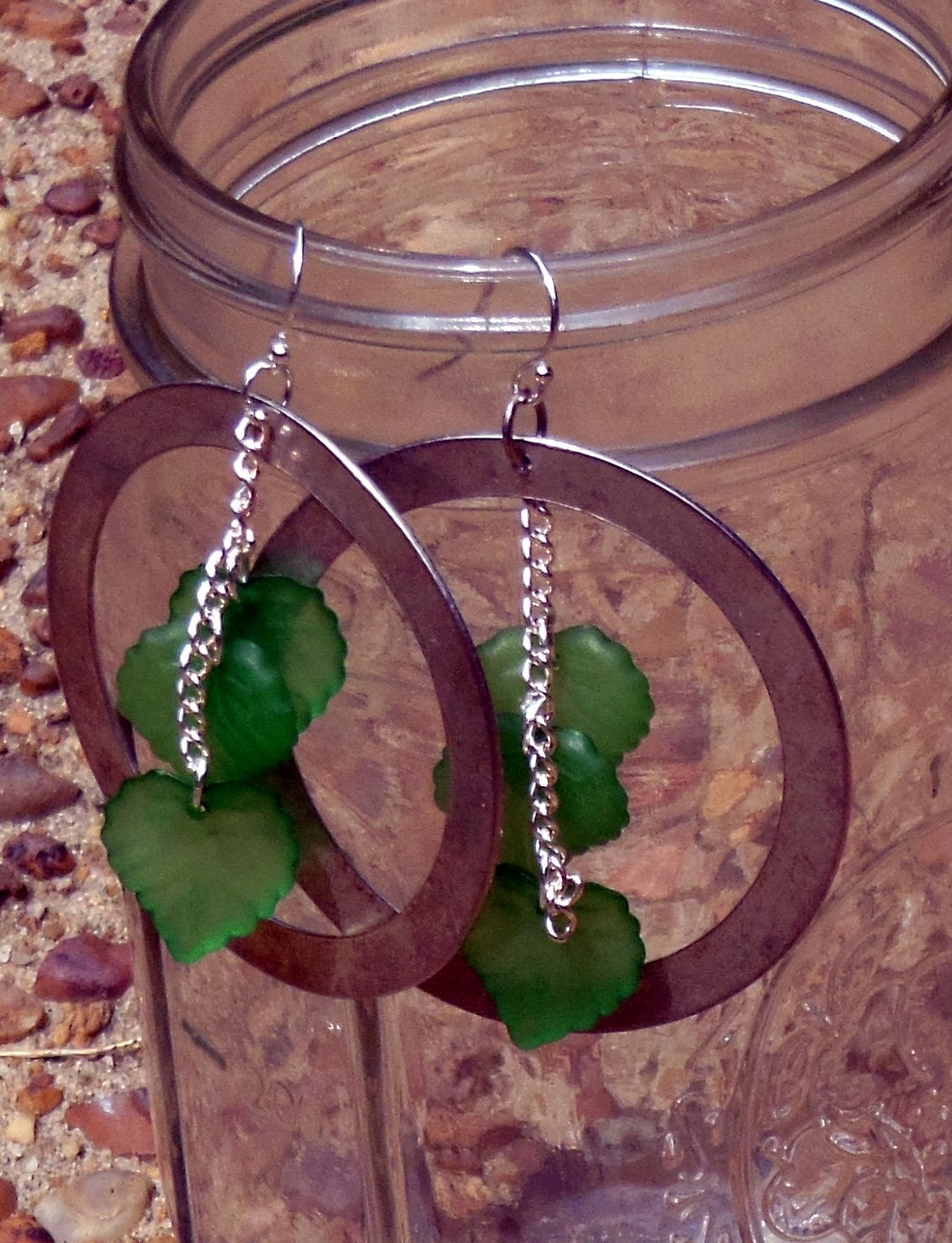 Hoops and Vines Earrings Etsy