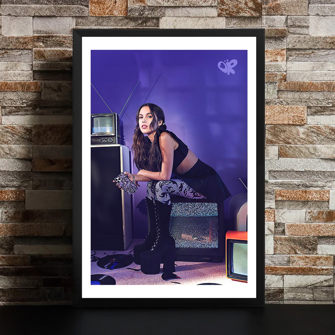 Poster Mural Vintage Olivia Rodrigo - 30 X 45 Cm, Impression Sur Toile, Pour Chambre, Salon, Décoration