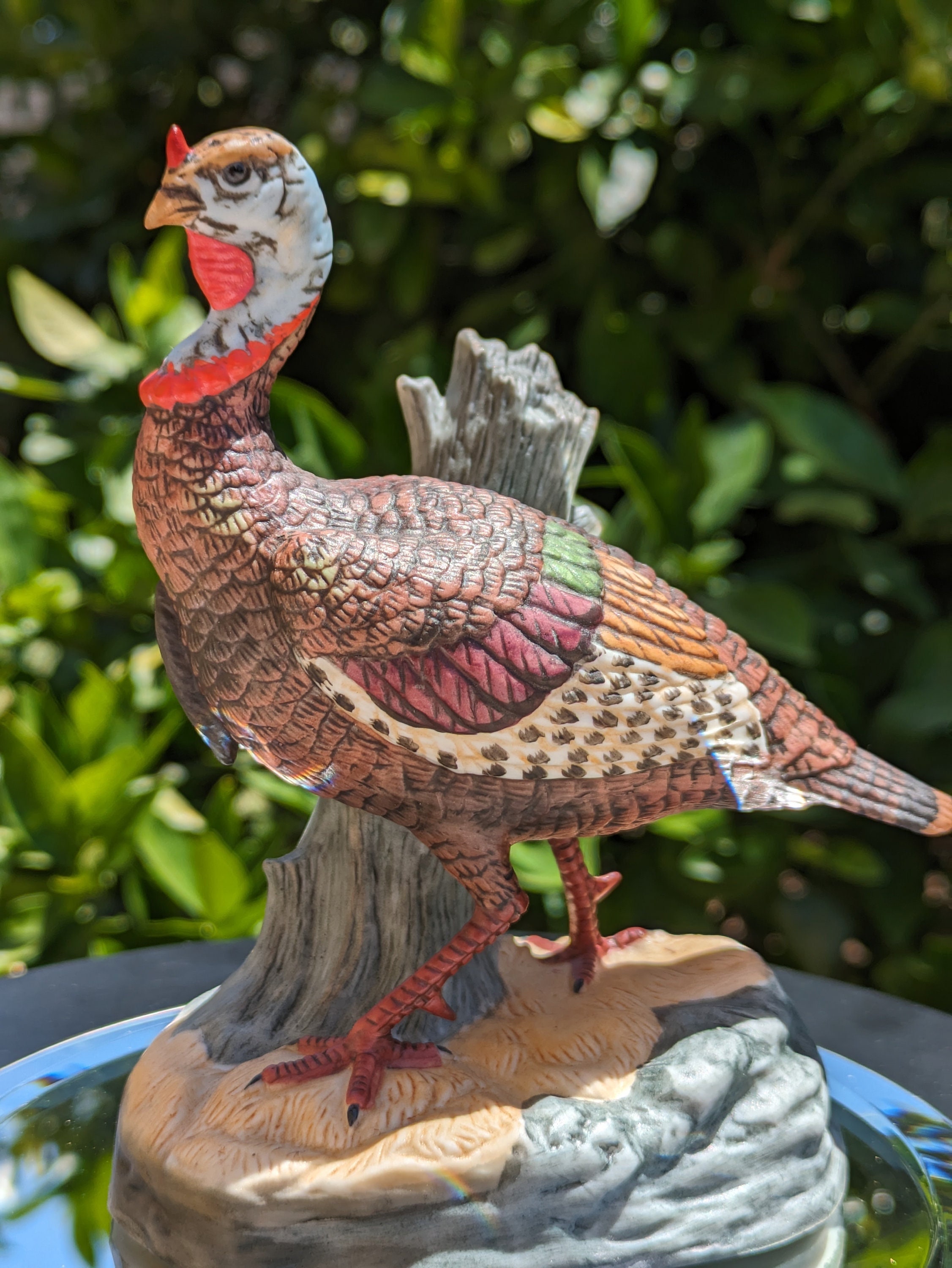 Hoffman Original 1987 Wildlife Turkey Sculpture 5 1/2