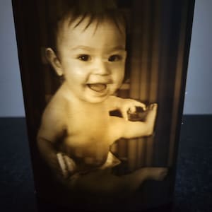 Custom 3D Printed Lithophane Photos
