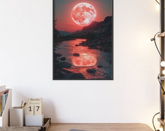 Red Monn "Crimson Waters" Wandkunst, Raumdekor