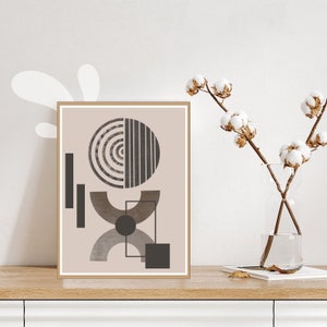 Modern Bohemian / Digital Wall Art / Printable Poster for Living Room / Modern Home Decor / Office Wall Decor