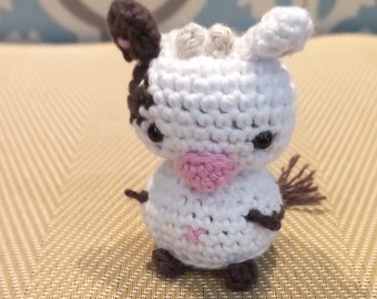 mini crochet amigurumi cow