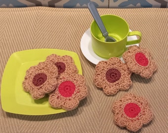 Biscuits au crochet dinette.