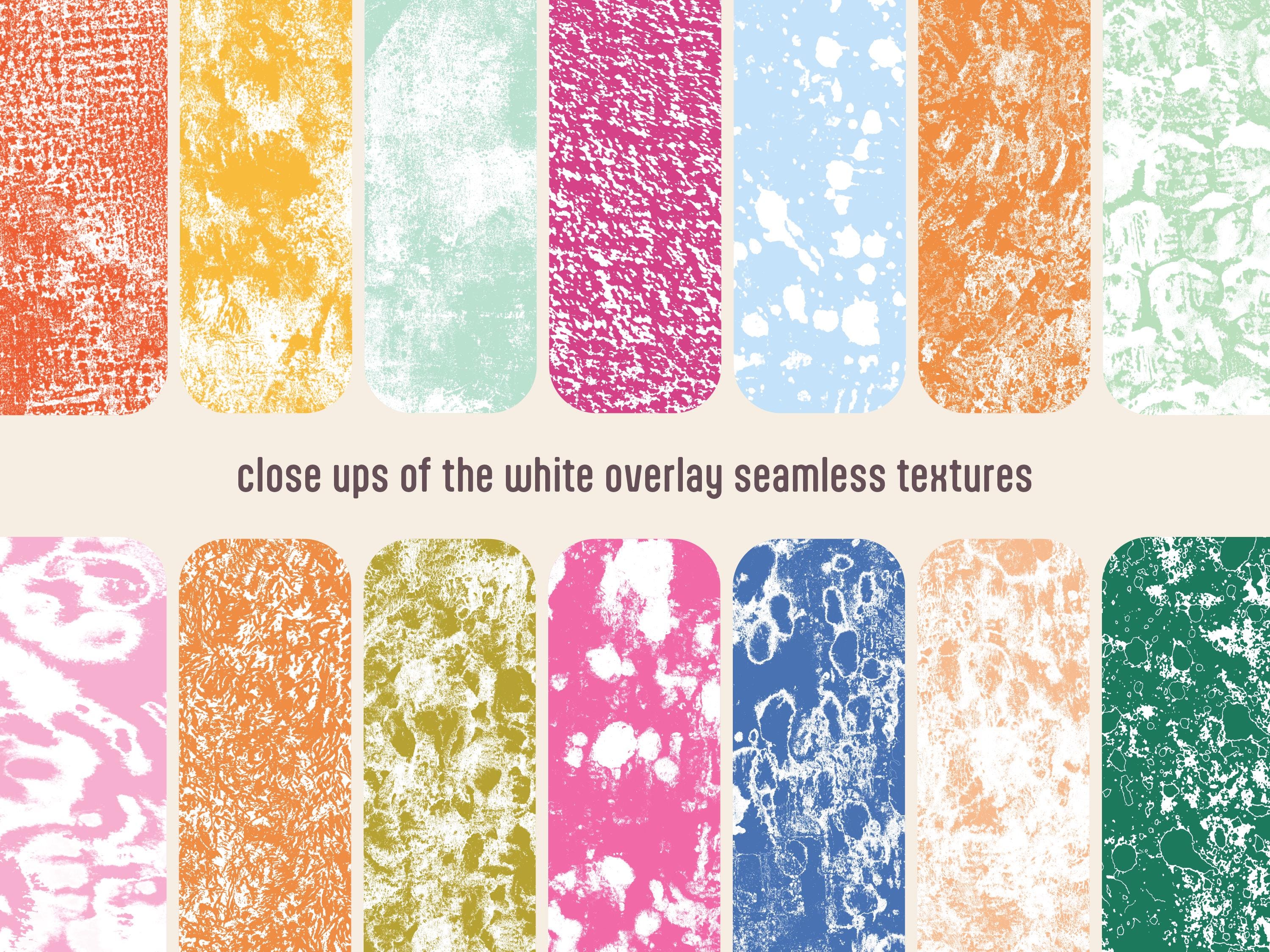 Organic Texture Overlays Pack | Distressed PNG White Digital Commercial ...