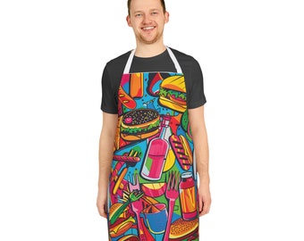 Barbeque Style Apron For Summer Cookouts