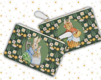 Mother Rabbit Mini Clutch Bag, Beatrix Potter Style Pouch