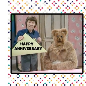 Tarjeta de aniversario original de Bungle: descargar e imprimir