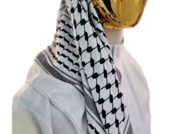 Sciarpa Kufiya/Keffiyeh con tessuto morbido