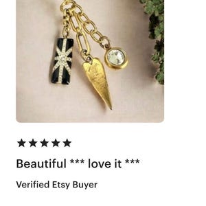 Moon Jewelry Clear Quartz Crystal Keychain Silver Purse Charm Jewelry Waning Crescent Moon Bag Accessory Charm Silver Jewelry Moon Lover image 15