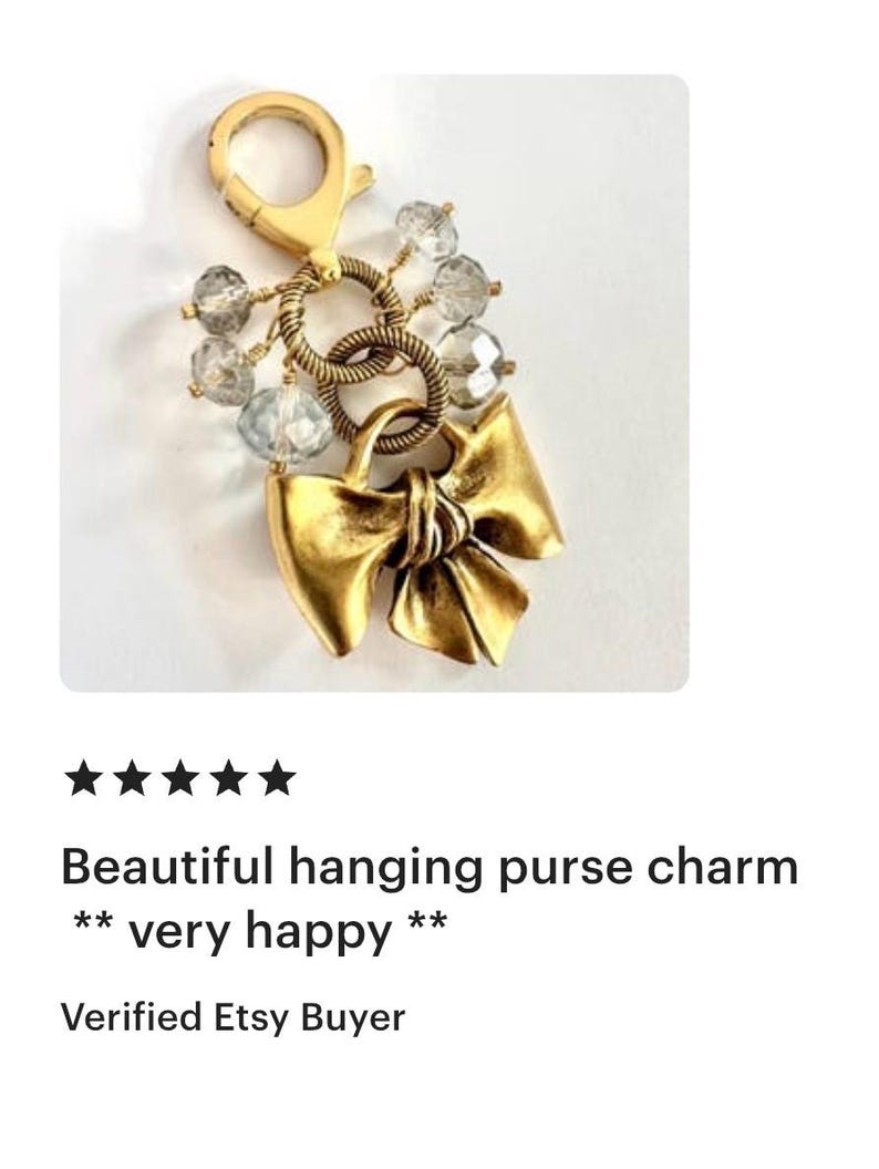 Moon Jewelry Clear Quartz Crystal Keychain Silver Purse Charm Jewelry Waning Crescent Moon Bag Accessory Charm Silver Jewelry Moon Lover image 16