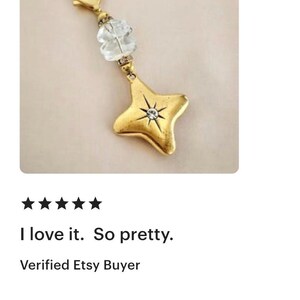 Moon Jewelry Clear Quartz Crystal Keychain Silver Purse Charm Jewelry Waning Crescent Moon Bag Accessory Charm Silver Jewelry Moon Lover image 14