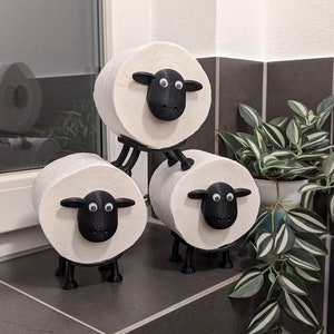 Molly toilet paper holder sheep Bathroom decoration Bathroom Guest toilet toilet paper holder Replacement roll holder toilet paper toilet sheep image 1