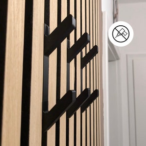 Haken für Akustikpaneele | Montage ohne Bohren | Click System | Garderobenhaken | Kleiderhaken | DIY Garderobe | ZACKIG