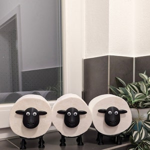 Molly toilet paper holder sheep Bathroom decoration Bathroom Guest toilet toilet paper holder Replacement roll holder toilet paper toilet sheep image 4