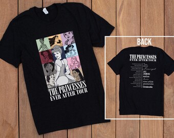 Póster de las Princesas, VARIAS VERSIONES, Camiseta Gráfica DTF