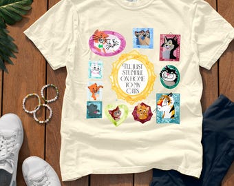 Camiseta gráfica DTF "Hogar a mis gatos"