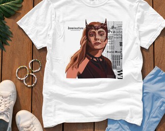 Scarlet Domination DTF Graphic Shirt