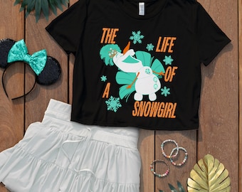 Camiseta gráfica DTF "La vida de una chica de nieve"