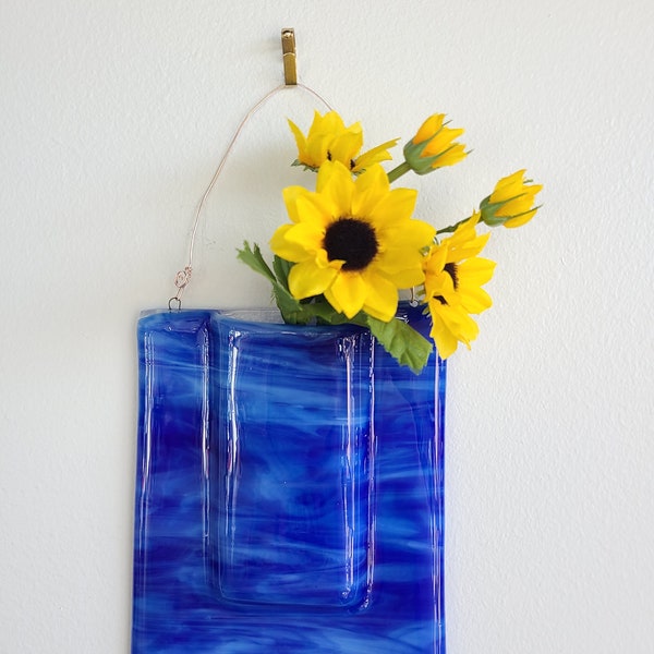 Glass Wall Pocket Etsy