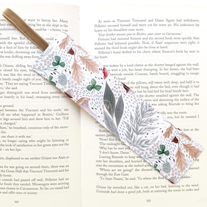 mushroom fabric bookmark, mushroom gift, reading gifts for bookworms, book nerd gift for book lover, bookish gift, fairycore gifts for her