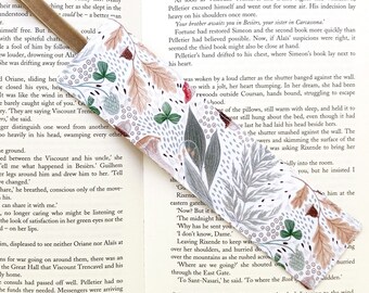 mushroom fabric bookmark, mushroom gift, reading gifts for bookworms, book nerd gift for book lover, bookish gift, fairycore gifts for her