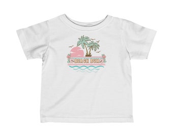 T-shirt Beach Bum en jersey fin pour bébé