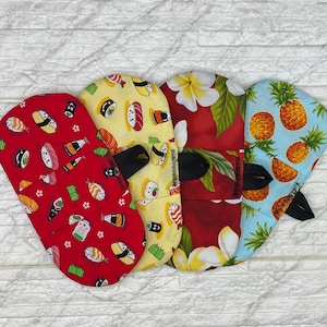 Magnetic Microwave Mitts Oven Hand Mitts Pair Apple Mini Pot Holders 