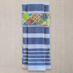 Asian Accented Hanging Kitchen Towel, Bathroom Hand Towel, Hostess Gifts, Host Gifts, Holiday Gifts,