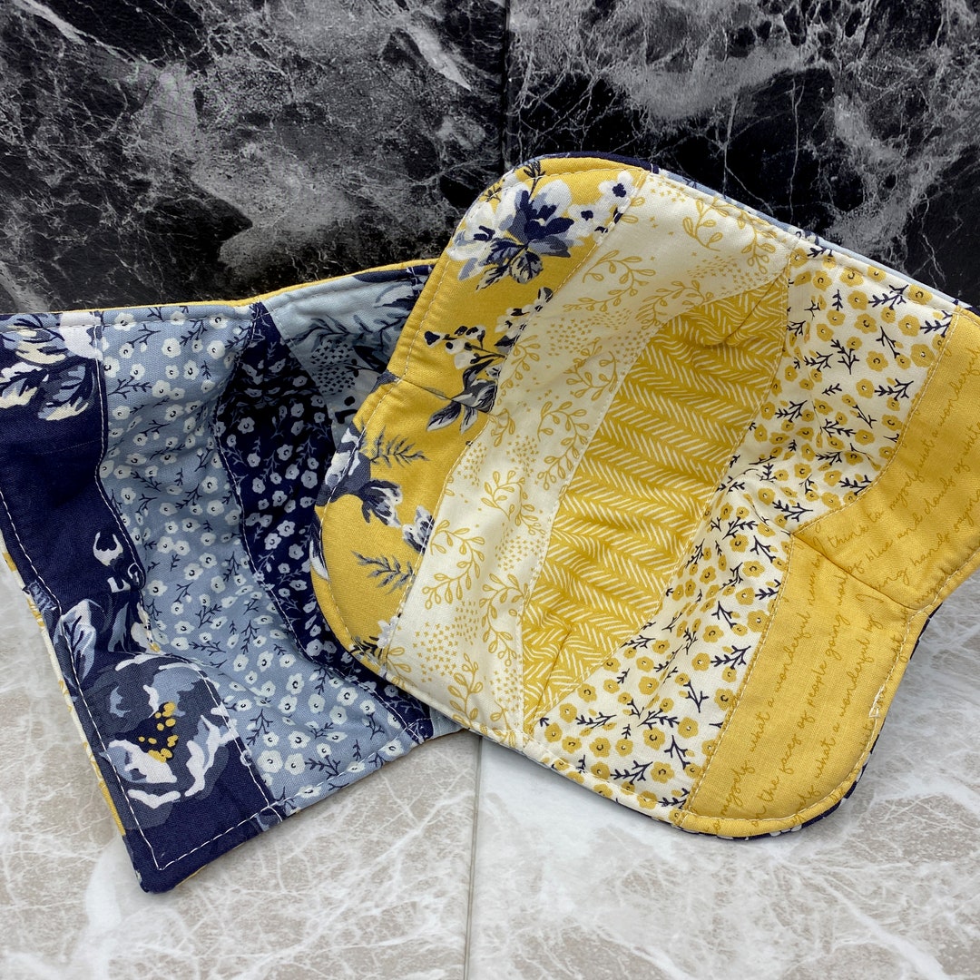 Microwavable Quilted Bowl Cozy Bowl Hot Pads Hot Bowl Etsy