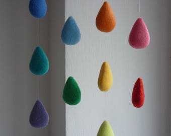 Cloud baby mobile - Rainbow Cloud
