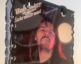 Bob Seger and the Silver Bullet Band "Night Moves" Record Album Cover Tote Bag