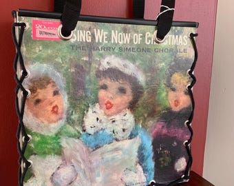 The Harry Simeone Chorale's "Sing We Now of Christmas" Record Album Cover Tote bag