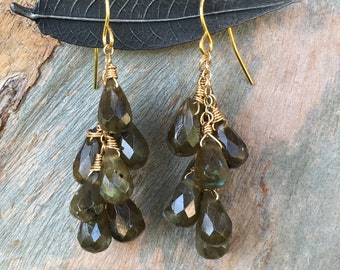 Faceted Labradorite Waterfall