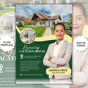 Real Estate Flyer, Buy and Sell House Flyer, Realtor Flyer, Selling Real Estate, Real Estate Agency Flyer Real Estate Marketing